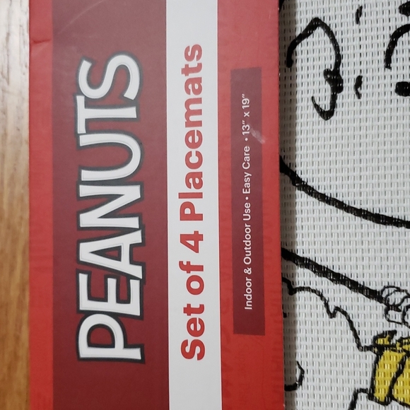 Peanuts Charlie Brown placemats set of 4 NWT - Picture 3 of 6
